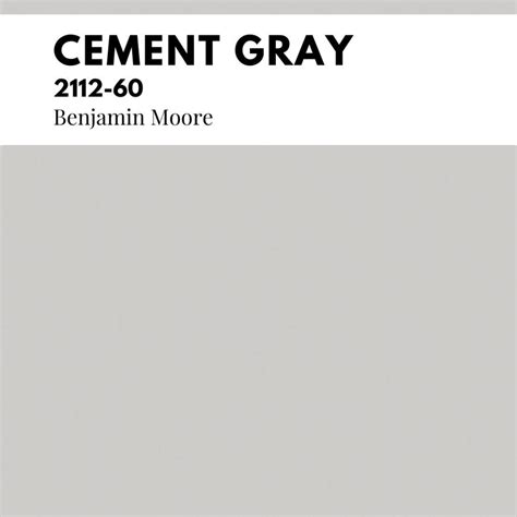benjamin moore cement gray